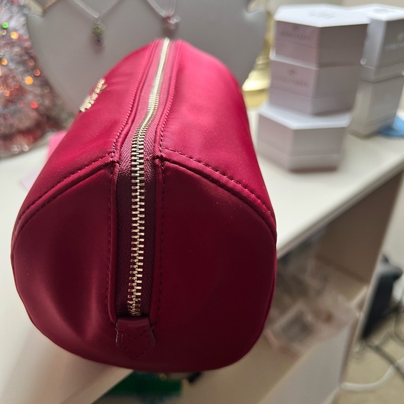 Burgundy make up roll bag - Picture 2 of 3